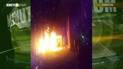 comunidad prende fuego