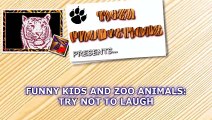 Divertidos videos de niños con animlaes de Zoologico - TRATA DE NO REIR