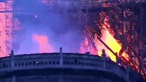 Imágenes del terrible incendio en Notre Dame