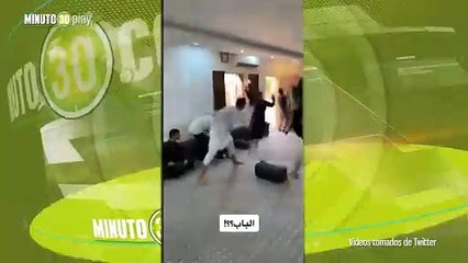 El desenfrenado festejo de hinchas árabes tras la derrota de Argentina