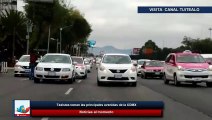 Taxistas toman las principales avenidas de la CDMX