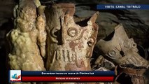 Encuentran tesoro en cueva de Chichen Itzá