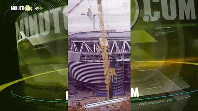 Sin descanso Conozca cómo va el progreso del estadio Santiago Bernabéu
