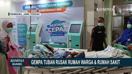 Dampak Gempa Tuban: Rumah Warga dan Rumah Sakit Rusak