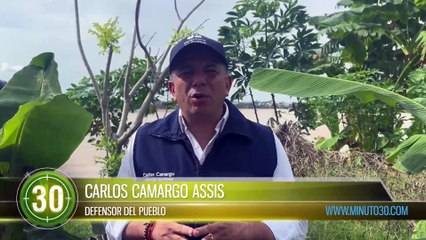 ordena plan de contingencia para proteger a comunidad de Caucasia de erosión provocada por el río Cauca