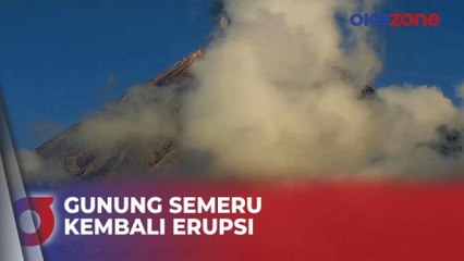 Tải video: Gunung Semeru Kembali Erupsi, Semburkan Abu Vulkanik Setinggi 1.000 Meter