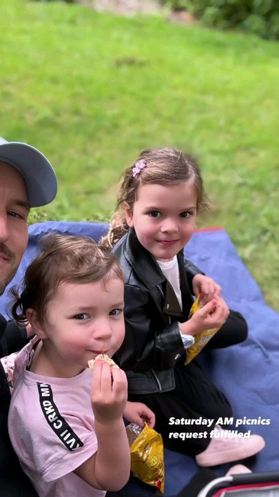 Picnic with Harrison's family