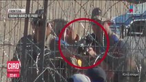 Patrulla Fronteriza dispara balas de salva a migrantes que intentaron cruzar a EU