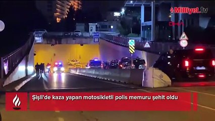 İstanbul'da kaza yapan polis memuru şehit oldu