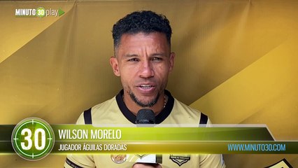 Es oficial Wilson Morelo ya porta la camiseta de Águilas Doradas