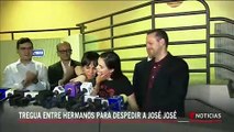 Hijos de José José se unen para despedir al 