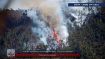 Incendio forestal en Veracruz controlado casi en su totalidad