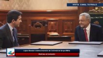 López Obrador celebra inversión de 3 mil mdd de Grupo BBVA