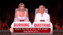 Ellen Show: Taylor Swift se somete a las candentes preguntas