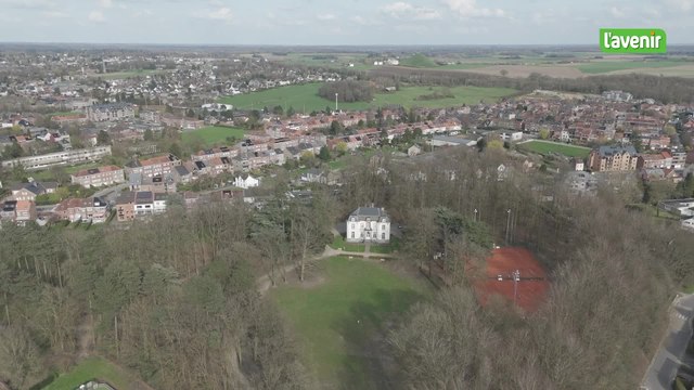 Le Brabant wallon vu du ciel : Le château du Cheneau à Braine-l’Alleud