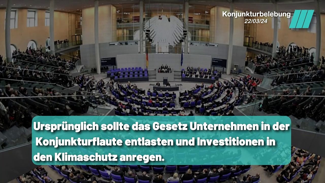 Wirtschaftsförderung und Klimaschutz: Zielsetzung des Gesetzes