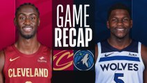 Game Recap: Timberwolves 104, Cavaliers 91