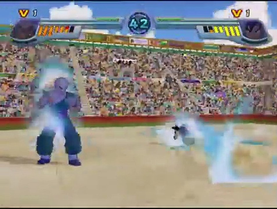 Dragon Ball Z: Infinite World PS2 - Tenshinhan VS Goku #dragonballgame #dbgt RJ ANDA #tenshinhan