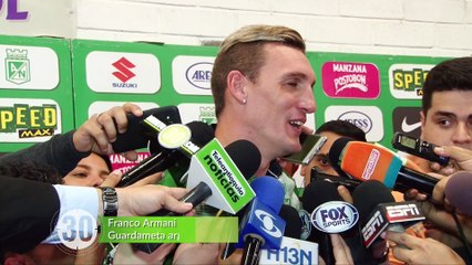 06-01-18 Se ha imaginado Franco Armani un partido entre Atletico Nacional y River Plate