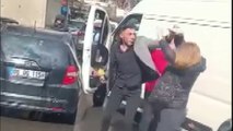 Erkek şiddeti her yerde! Maganda kadın sürücüye saldırdı
