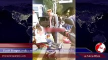 VIDEO - Daniel Bisogno arrolla a motociclista; aseguran que iba borracho