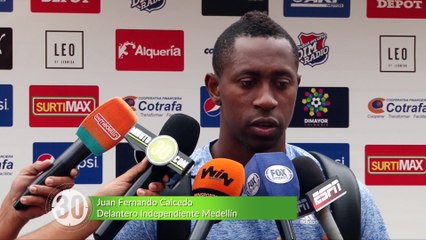 05-02-18 Caicedo motivado por el buen inicio ya tiene en mente los dos proximos retos