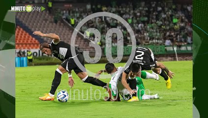 El verde cedió puntos en el Atanasio Nacional empató con Olimpia de Paraguay
