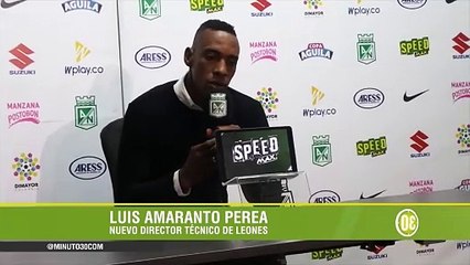 12-10-18 Luis Amaranto Perera reconocio la superioridad de Atletico Nacional