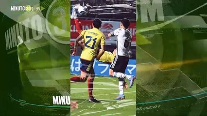 Así fue la felicitación del Frankfurt para Santos Borré por su gol