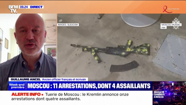 Guillaume Ancel (ancien officier français et écrivain), sur la tuerie à Moscou: Ça montre que Vladimir Poutine est beaucoup plus fragile qu'il ne le montre