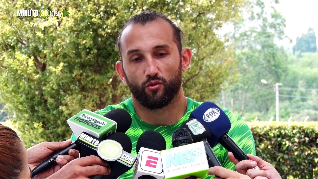 12-02-19 Hernán Barcos se refirió al insuceso que vivió, al parecer con un hincha del Medellín