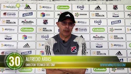 Alfredo Arias técnico del DIM habló del partido contra San Lorenzo de local