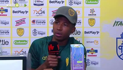 Hay que seguir trabajando para que lleguen los goles Bryan Caicedo jugador de Leones