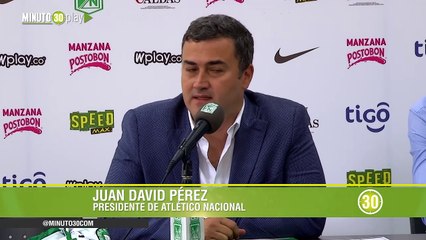 ¿Seguirá Daniel Bocanegra en Nacional, Juan David Pérez  respondió