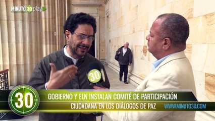 Gobierno y ELN instalan Comité de Participación ciudadana en los diálogos de paz