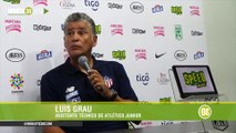 07-10-19 Categoría de Nacional y de Osorio llevó a Junior a plantear un partido defensivo, según Luis Grau
