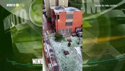 Tremenda granizada en bogotá dejó varias afectaciones  en diferentes localidades