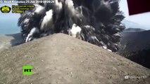 Anak Krakatau volcano erupts in Indonesia