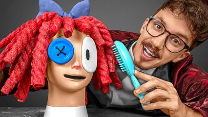 Who's That Girl? It's Ragatha From The Amazing Digital Circus - The Mannequin Head Makeover! 