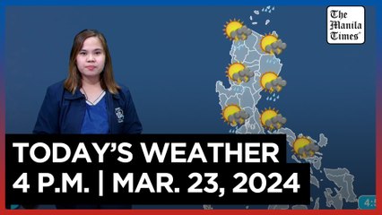 Weather Update for March 23, 2024, 4 PM ☀️