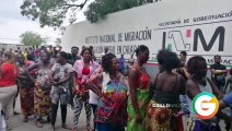 Ingresan Migrantes por la fuerza a la Estación Migratoria Siglo 21 en Chiapas