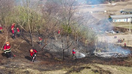 경남 함양에서 들불...20여 분 만에 진화 / YTN