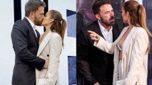 Jennifer Lopez and Ben Affleck make peace with public kiss at The Mother premiere