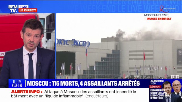 Le bilan de l'attaque à Moscou s'alourdit à 115 morts et des centaines de blessés