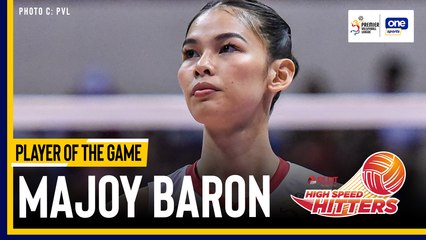 PVL Player of the Game Highlights: Majoy Baron stands strong in PLDT win