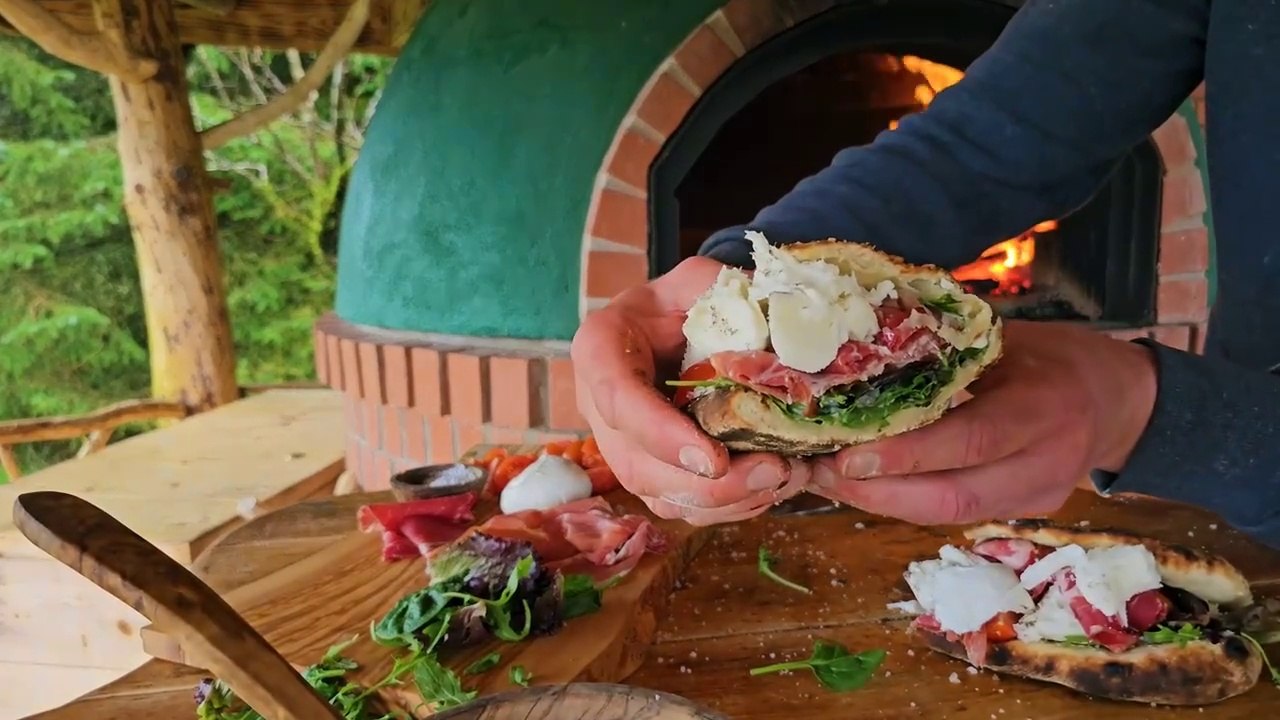 Panuozzo Aka Pizza Sandwich  MenWithThePot Style