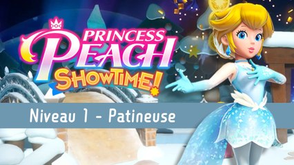 Patineuse Niveau 1 Princess Peach Showtime : Ruban, fragments d'étincelle... Tout trouver dans "Une fleur de neige sur la glace"