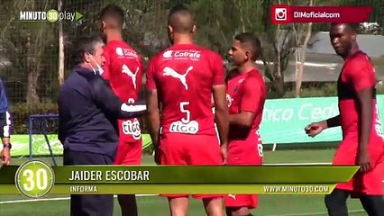 Hernán Darío Gómez repartió ‘Bolillo’ en su regreso a entrenamientos