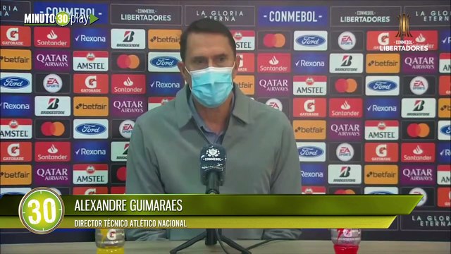 Alexandre Guimaraes valoró que Nacional afrontará con ímpetu la vuelta, no obstante la ventaja