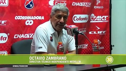21-08-18 Reacciones de Octavio Zambrano tras triunfo de Medellin sobre Rionegro